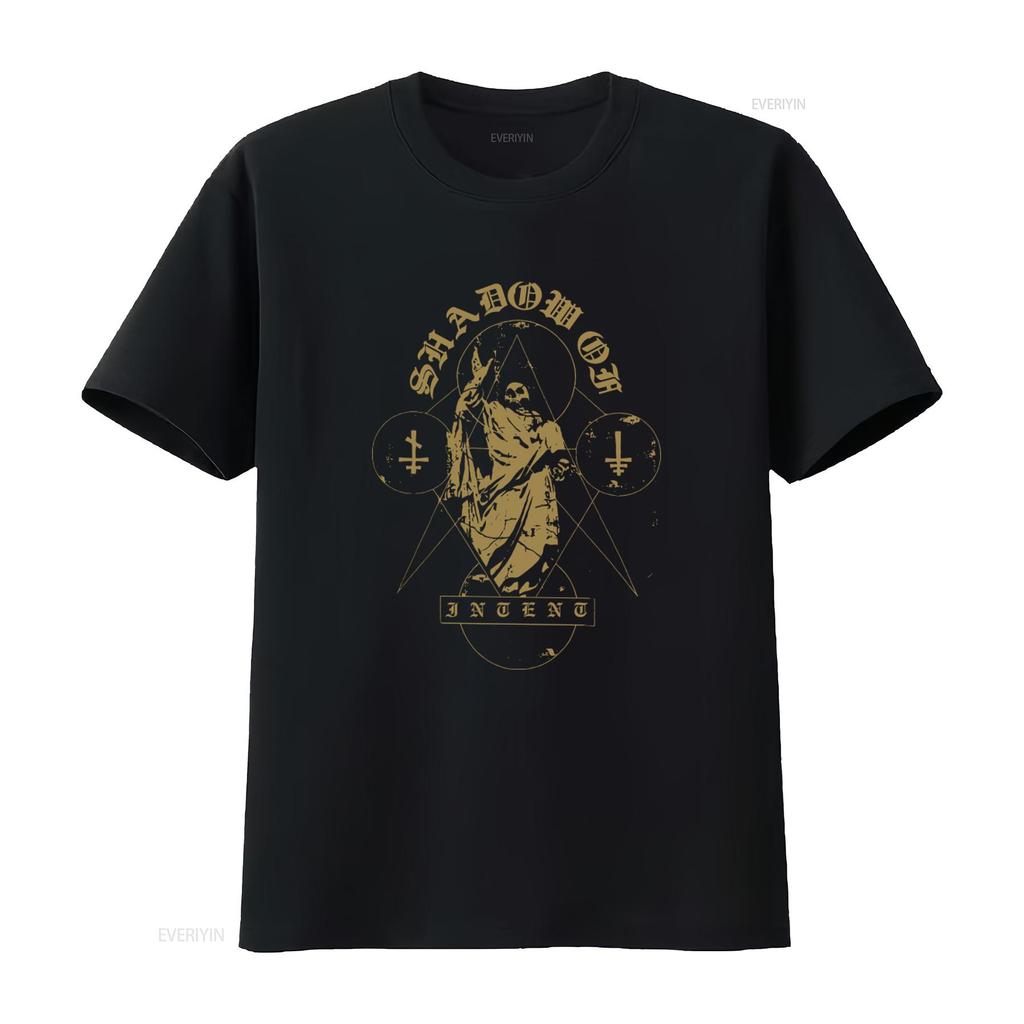 SHADOW OF INTENT Monument Death T Shirt Gothic Design with Symbolic Elements for Bold Fashion Statements vintage Washed