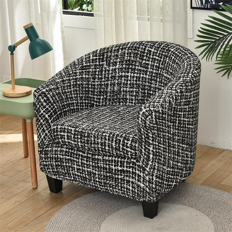 Split Style Armchair Cover Elastic Spandex Armchairs Covers Living Room Single Sofa Couch Slipcovers With Seat Cushion Covers