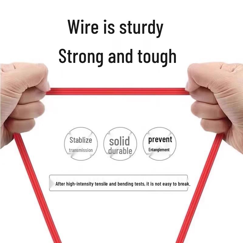 120W Super Flash Charge Type-C Cable for OnePlus, Vivo, Oppo, Huawei, Xiaomi Phones