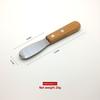 Stainless Steel Butter Spreader with Wooden Handle Serrated Cheese Jam Knife, Kitchen Gadget