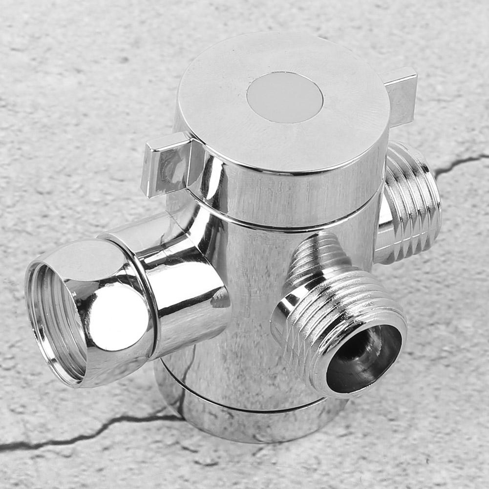 Multifunkční G1/2 3?Cesta Koupelová Sprchová Přepínací Ventil s Držákem Sprchové Hlavice Koupelnový Doplněk(Typ