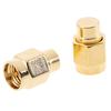 2Pcs 2W 6Ghz 50 Ohm Sma Male Rf Coaxial Termination Dummy Load Gold Plated Cap