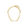 Moschino Logo Decorated Chain Necklace Women Necklace Gold A91668413