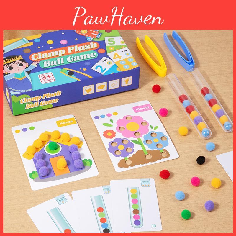 Recognition Color Fine Clip Ball Toy For Toddlers And Preschoolers Classroom In