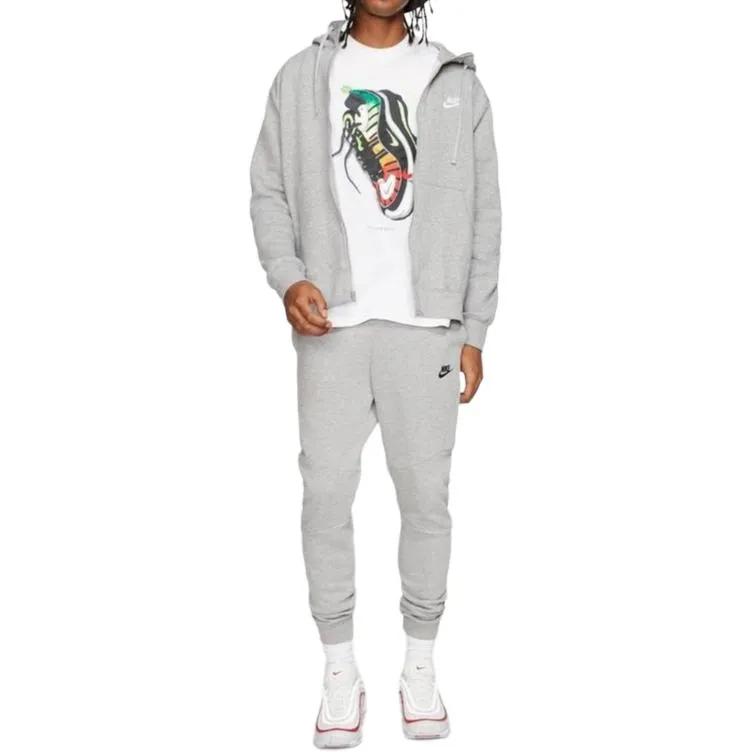 Nike Jackets Men's Gray Hooded Moderate Other (Unisex) Jackets BV2648 063