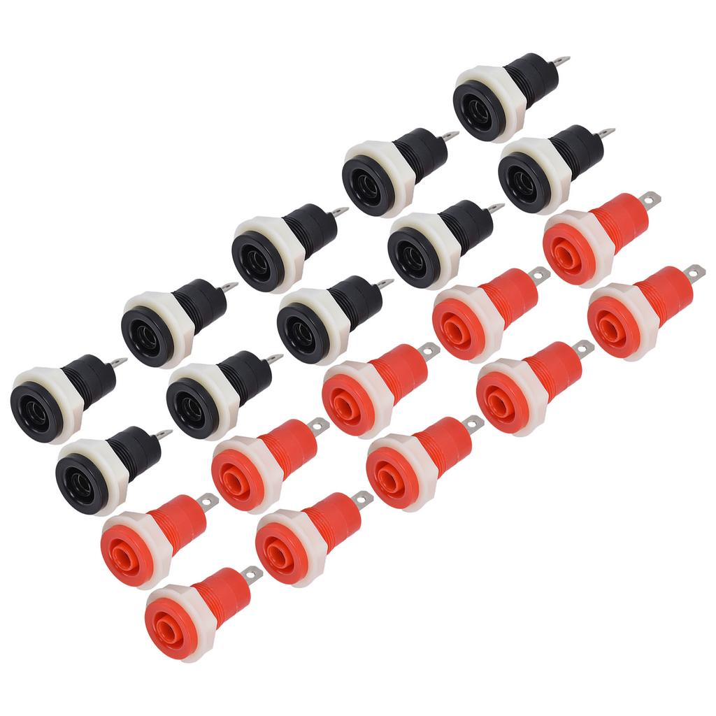 10 Pairs Binding Post Safety Type Brass Welding Terminal for 4mm Banana Plug Connector 1KV 32A