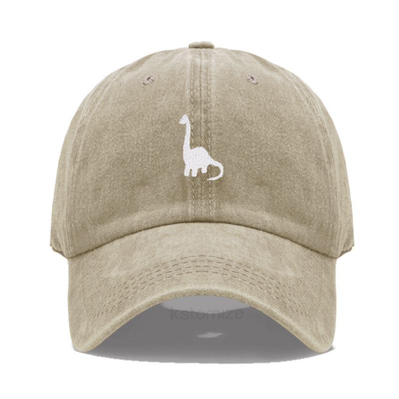 Unisex Soft Cotton Dad Hat Dinosaur Embroidery Baseball Cap For Women Men Adjustable Unisex Casual Sports Caps