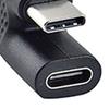Typ-C Adapter Praktischer PVC U-förmiger Winkelstabiler Übertragung Typ C Stecker-zu-Buchse-Anschluss