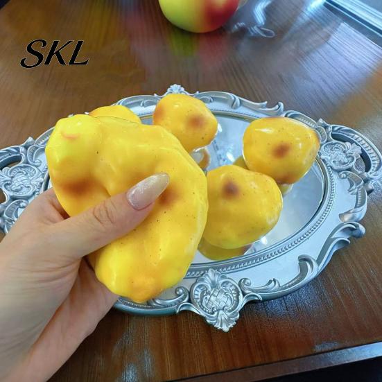 Slow Rebound Stress Ball Potato Squeeze Ball, Rising Non-Return Mud Feel Fidget Shape Toy, Soft Decompression for Adults Kids, Cute Desk Gift