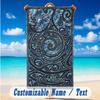 Decorative Artwork Theme Beach Towel Personalized Custom Name & Text Soft Quick Dry Beach Towel for Swimming Travel