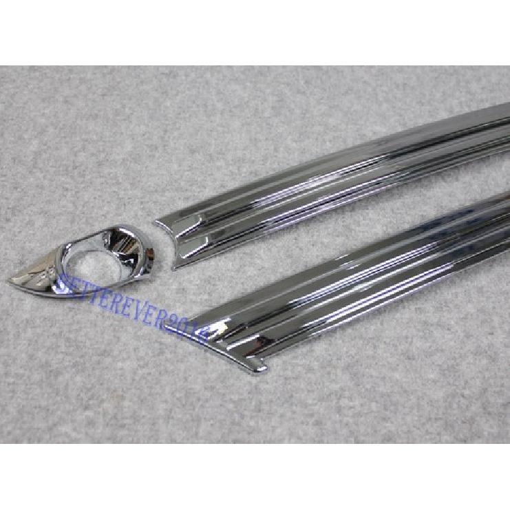 Fit for Mazda CX-5 2017- Chrome Front Fog Light Cover Trim---High-Equipped !