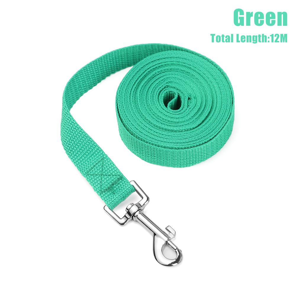 Colorful Nylon Belt Flexible Dogs Cats Traction Rope Walking Training Dog Leash Lead Strap