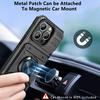 Odolné pouzdro Pro iPhone 17 16 14 13 Pro Max iPhone 11 Magnetický otočný kroužek Skryté sloty na karty Plné krytí Fundas Coque