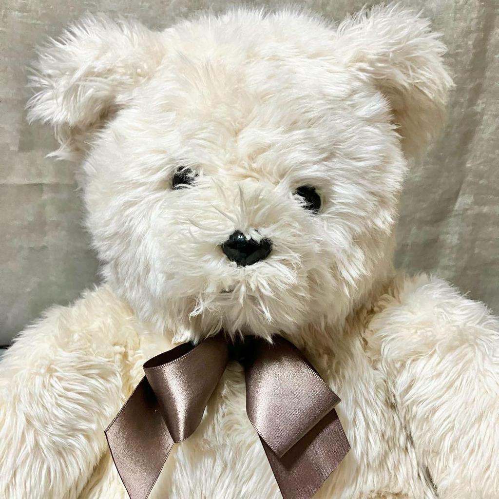 [USED] Hirokun House White Retro Teddy Bear
