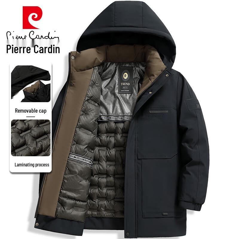 Pierre Cardin Men's Hooded Padded Winter Jacket