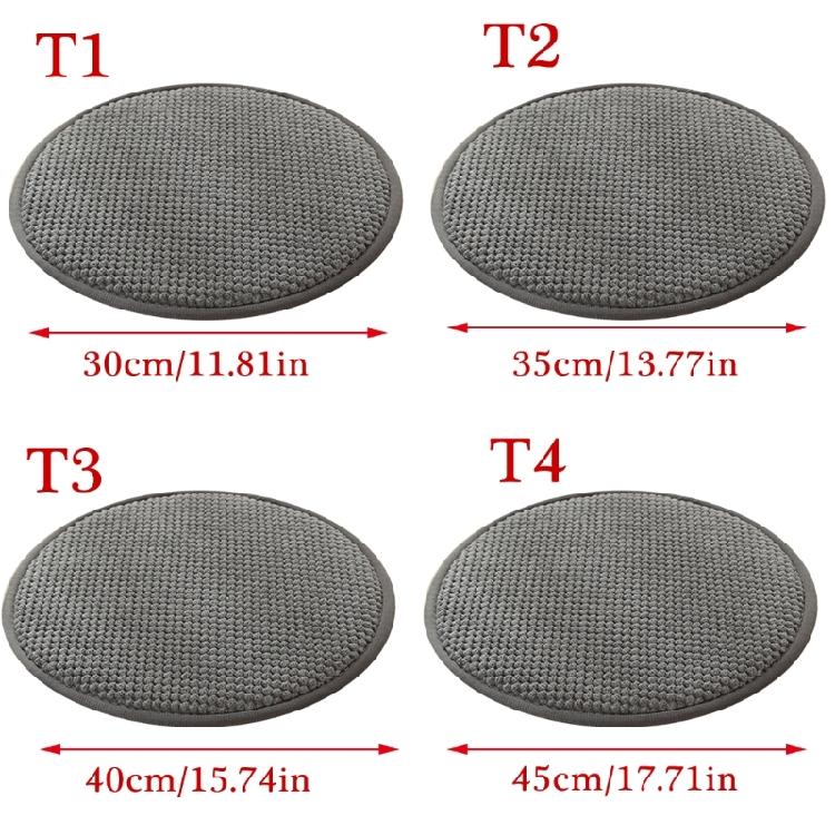 Universal Round Seat Cushions NonSlip Fabric Detachable Chair Pad For Indoor Outdoor Chairs