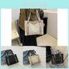 Stylish Korean Fashion Tote Bag For Women Vintage Chic Canvas Shoulder Bag