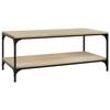 VidaXL Coffee Table Sonoma Oak 80x50x40 Cm Engineered Wood 819368
