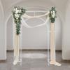 5.9x7.8 FT WeddingArch Backdrop Stand White Square Wedding Arches Balloon Arch Stand Garden Arbor Frame for Wedding Party Decor