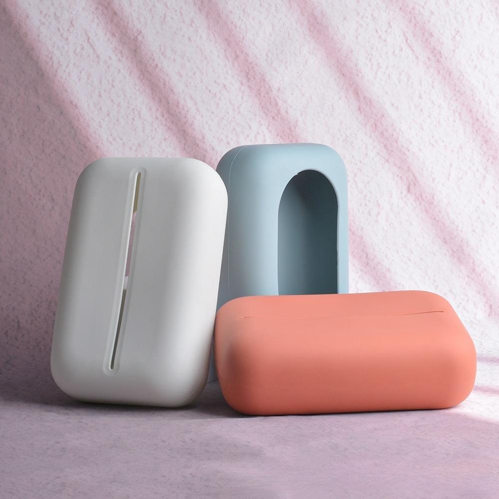 Multifunktionale Silikon-Taschentuchbox, kreative und einfache Taschentuchbox für Wohnzimmer und Esszimmer, wasserdichte Haushalts-Papierbox