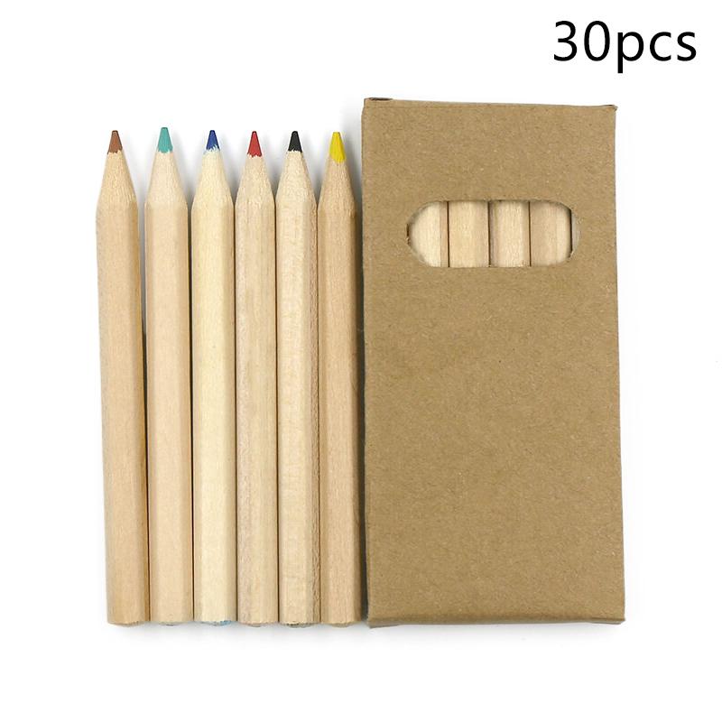 

1/5/10 Коробок Многофункциональный Карандаш Ученики Декоративные Детские Карандаши Деревянный Цвет Аксессуары 30PCS