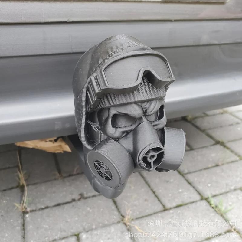 Trailer Hitch Cover Hitch Decorative Protector Hitch Cover Gas Mask Coupling Cover Prevent Receiver Tube From Rusting
