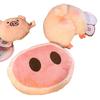 Cartoon Kawaii Mini Pig Nose Wallet Cute Lovely Pig Butt Plush Coin Purse Women Bag Pendant Keychain Accessories