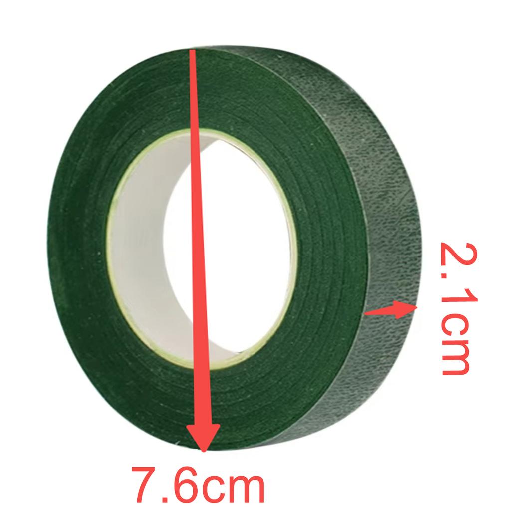 1/2/5PC Christmas Bouquet Floral Stem Wrap Tape Self-adhesive Green Bouquet Wrapping Paper Tape  Party DlY Flower Wrap Supplies