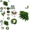 Artificial Plants 20pcs Pine Branch Christmas Garland Diy Xmas Party Decorations