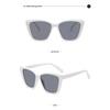 New concave shape European and American cat eye sunglasses sunglasses ins fashion hollow legs large square