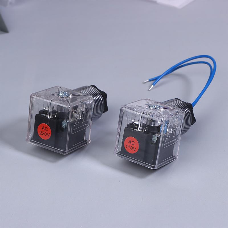 Magnetspulenstecker Hydraulikventil Transparent Spannung Universelles Zubehör DC24 Magnetventil Magnetventil