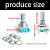 EC11 Rotary Encoding Side Adjustment With 15mm/20mm Plum Blossom Handle For Precise Instrument Control DIY Projects