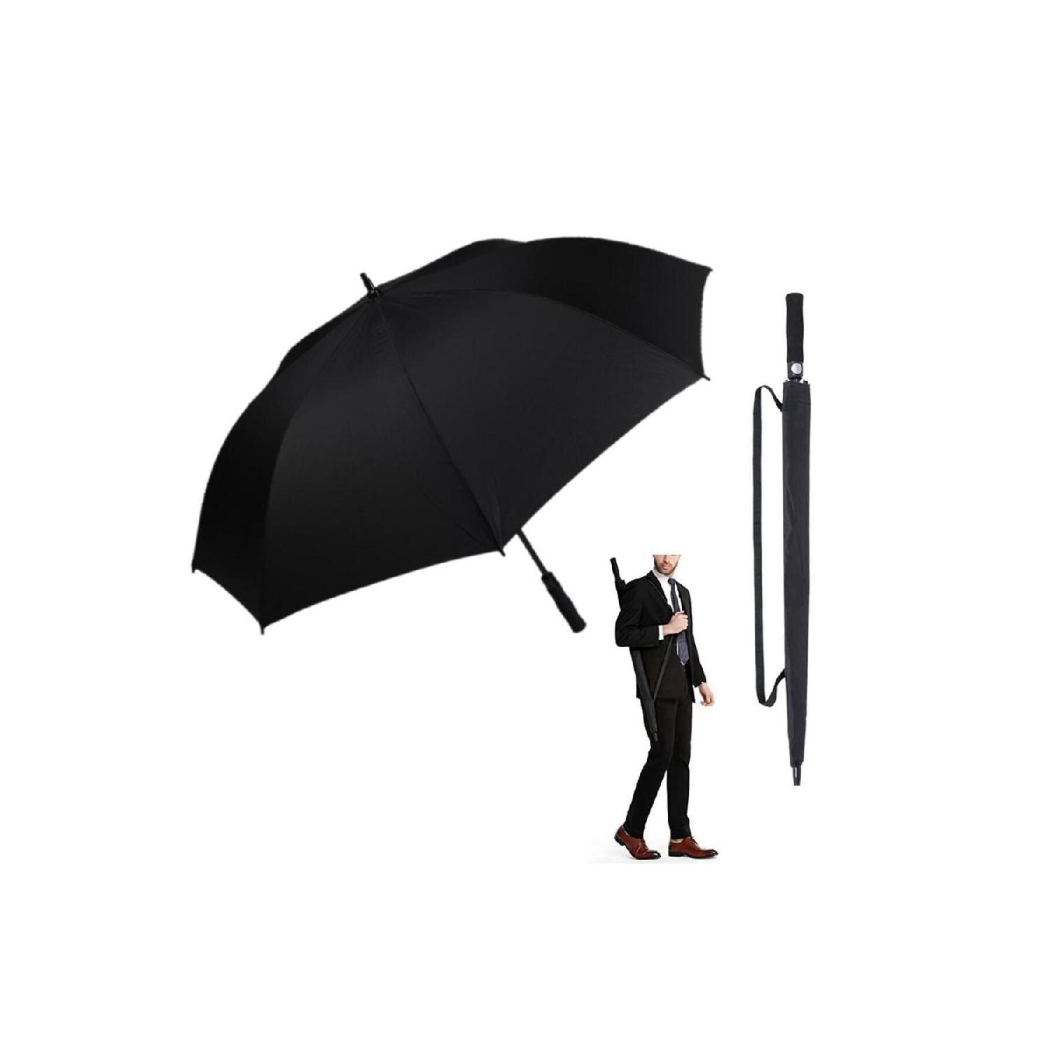 

Protocol Large Size Carbon Fiber Walking Stick Umbrella 135cm Diameter чёрный