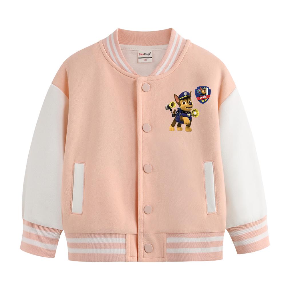 Paw Patrol Kids Casual Jacket - 2024 Spring/Autumn Style with Velvet, Perfect for Little Boys 110 cm