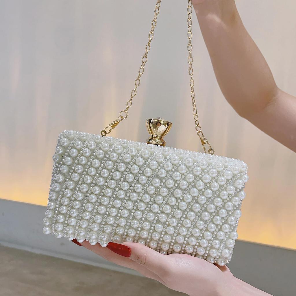 [BoleLOJin] Elegant Clutch Bag, Women's Travel Shoulder Bag, Women's Wedding Reception Bag, Formal Bag