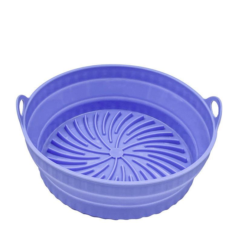 Air Fryer Mat Silicone Baking Tray Multifunctional Silicone Grill Mat Resistant To High Temperatures Pizza Fried Chicken Plates