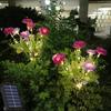Lámpara de Jardín LED Exterior Flor de Loto de Nieve
