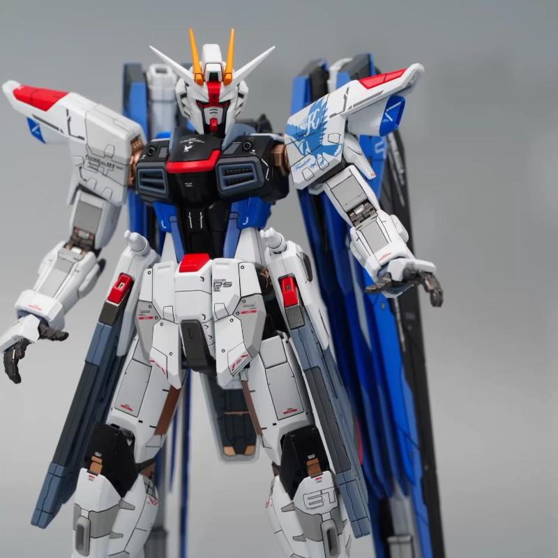 FM 1/100 ZGMF-X10A Freedom Ver.GCP Matte Spray Sakura Color Assembly Model Kit With Water Decals Action Figure Anime Mecha Toy