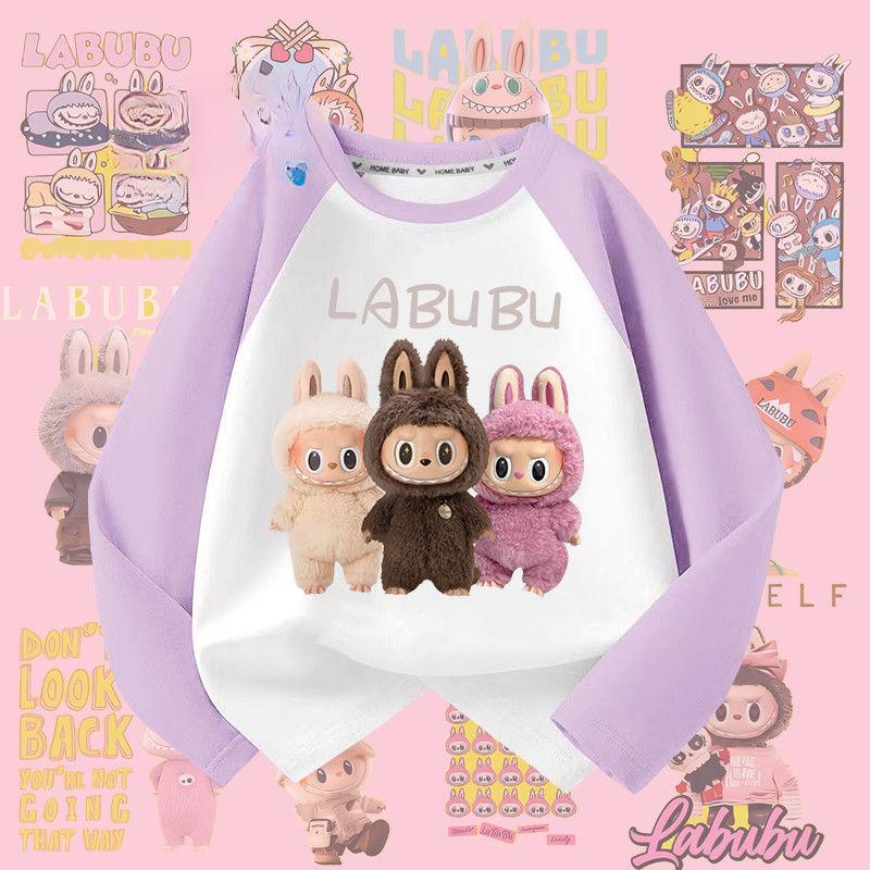 

Осенняя детская футболка с длинным рукавом из чистого хлопка, повседневная футболка для девочек 130