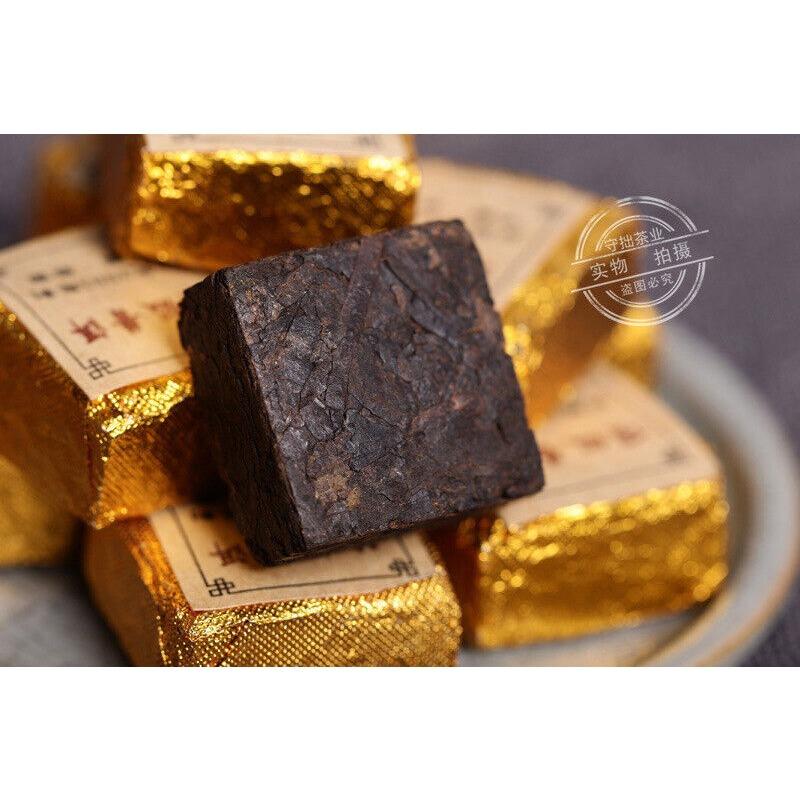500g Yunnan Pu'er Tea Leaves Small Golden Brick Mini Small Tuo