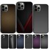 Carbon Fibre Effect Pattern Phone Case Cover For iPhone 17 Air 15 16 14 13 12 Pro Max 11 Pro Max Plus Coque Shell