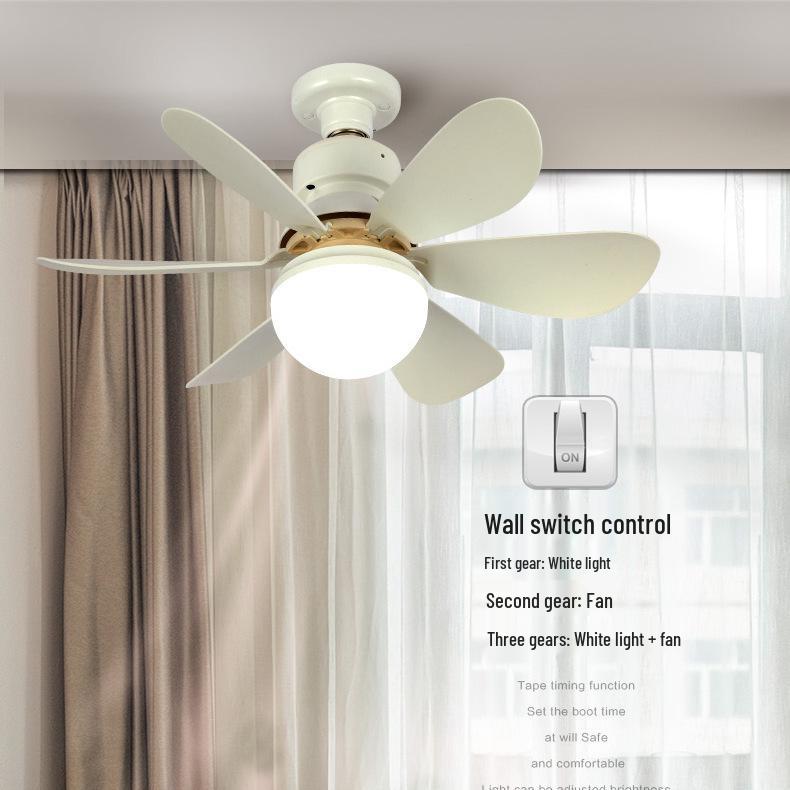 E27 Screw Base Flower-Shaped Fan Lamp Silent Small Standard Version