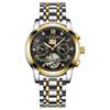 POEDAGAR Orologio da polso meccanico automatico di lusso Acciaio Inossidabile Tourbillon Orologio da uomo Impermeabile Luminoso Orologi da uomo da affari