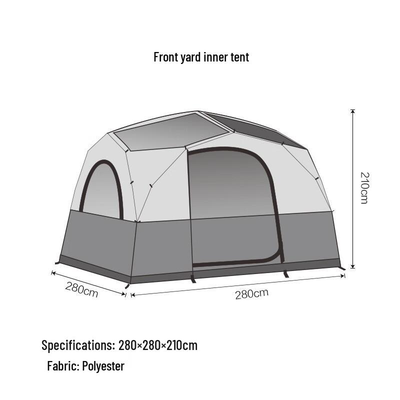 Mobigarden Portable Camping Tent with Canopy