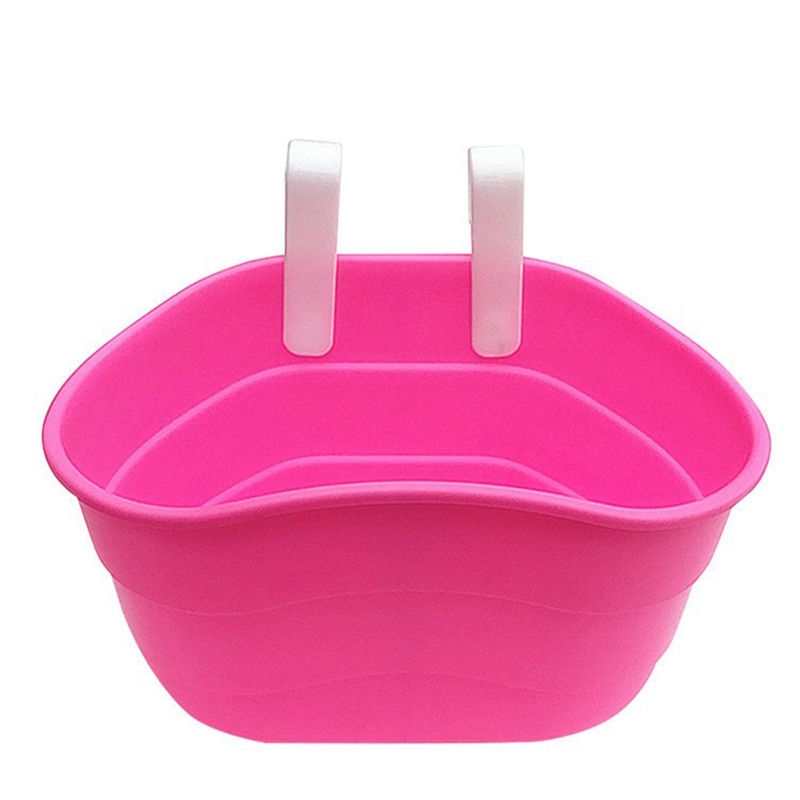 

Прочная, яркая, прочная детская корзина для велосипеда, детская корзина для велосипеда без перфорации, корзина для самоката, аксессуары для велосипеда розовый