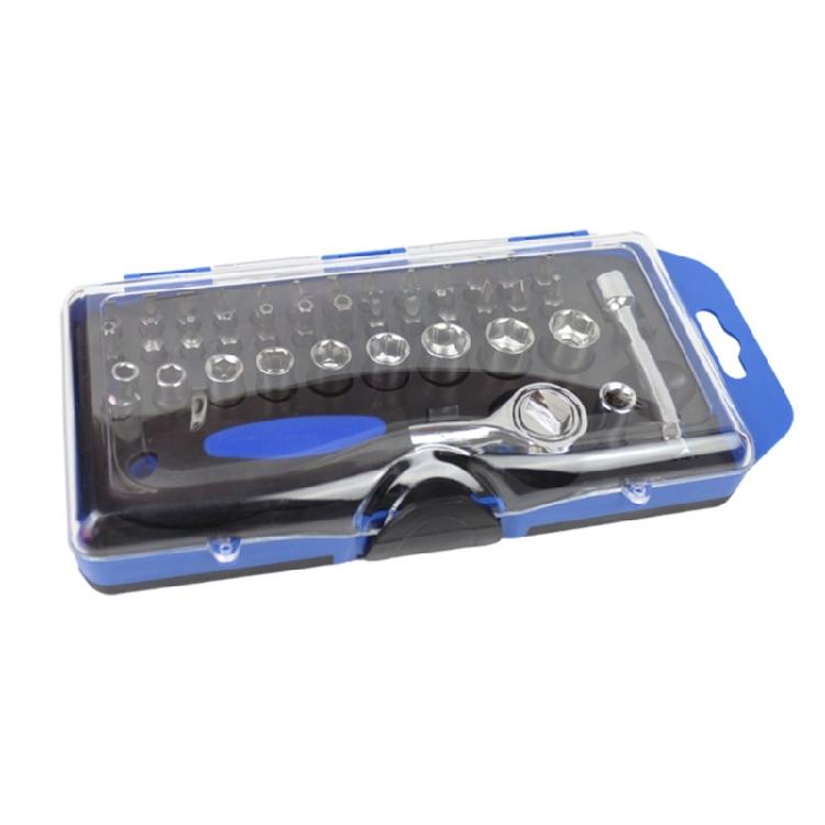 38 In 1 Torque Wrench Socket Set Ratchet Driver Socket Wrench Tool Set For Cars 1