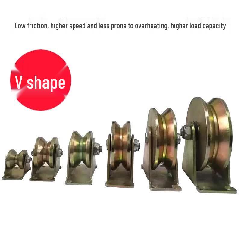 V-Groove Color Steel Track Pulley