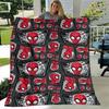 Spider-man Cute Printed Blanket Rectangular Soft Comfortable Modern Style Polyester