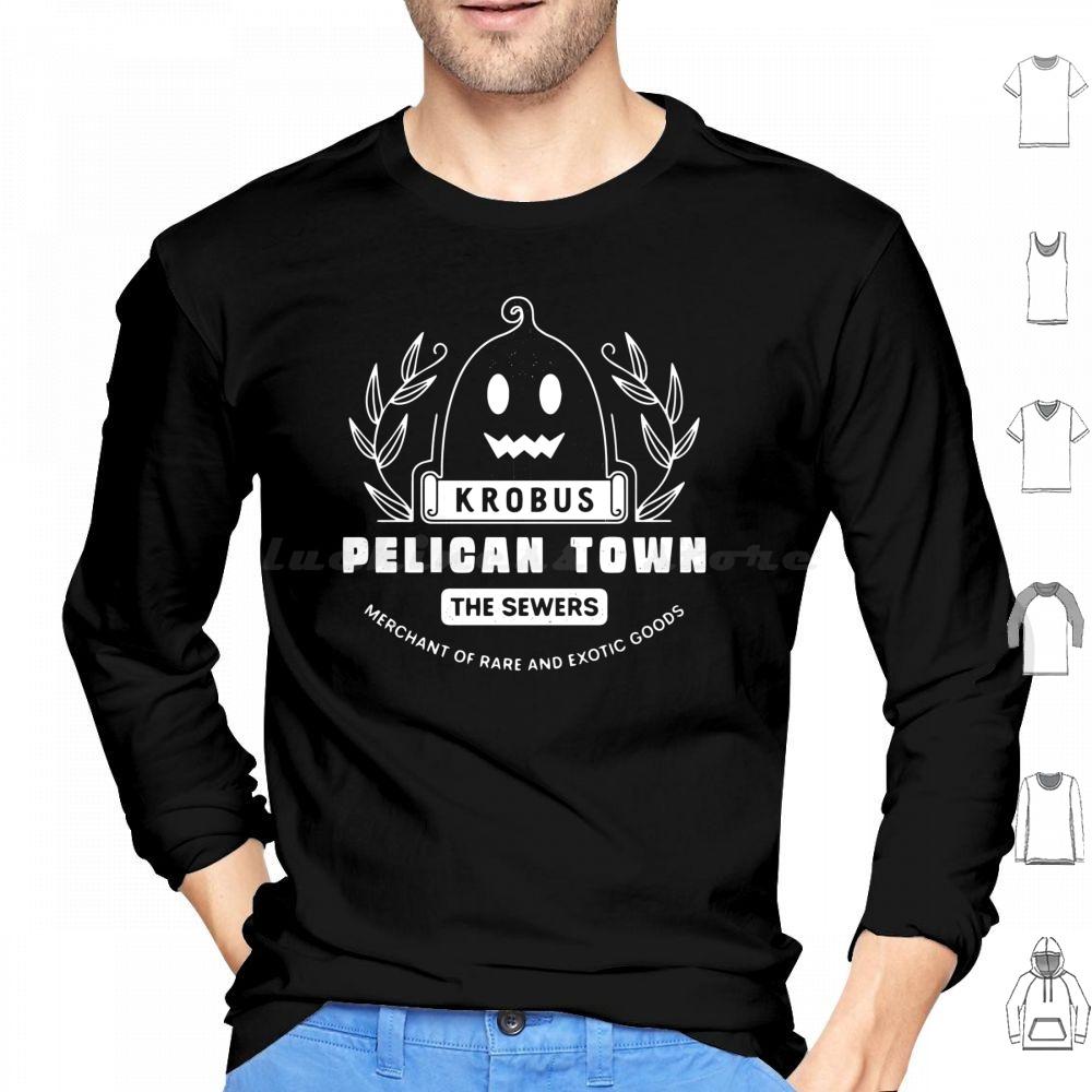 Krobus Merchant Hoodie Cotton Long Sleeve Junimo Junimos Stardew Valley Valley Game Gaming Gamer Video Game Video Games