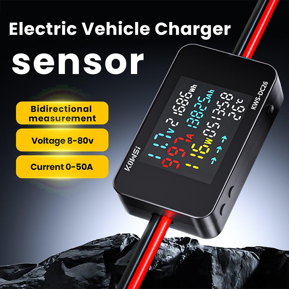 Digital Voltmeter 20A 25A 35A 50A Ammeter Voltage Sensor Frequency Electricity Meter Panel Temperature Power Tester Module